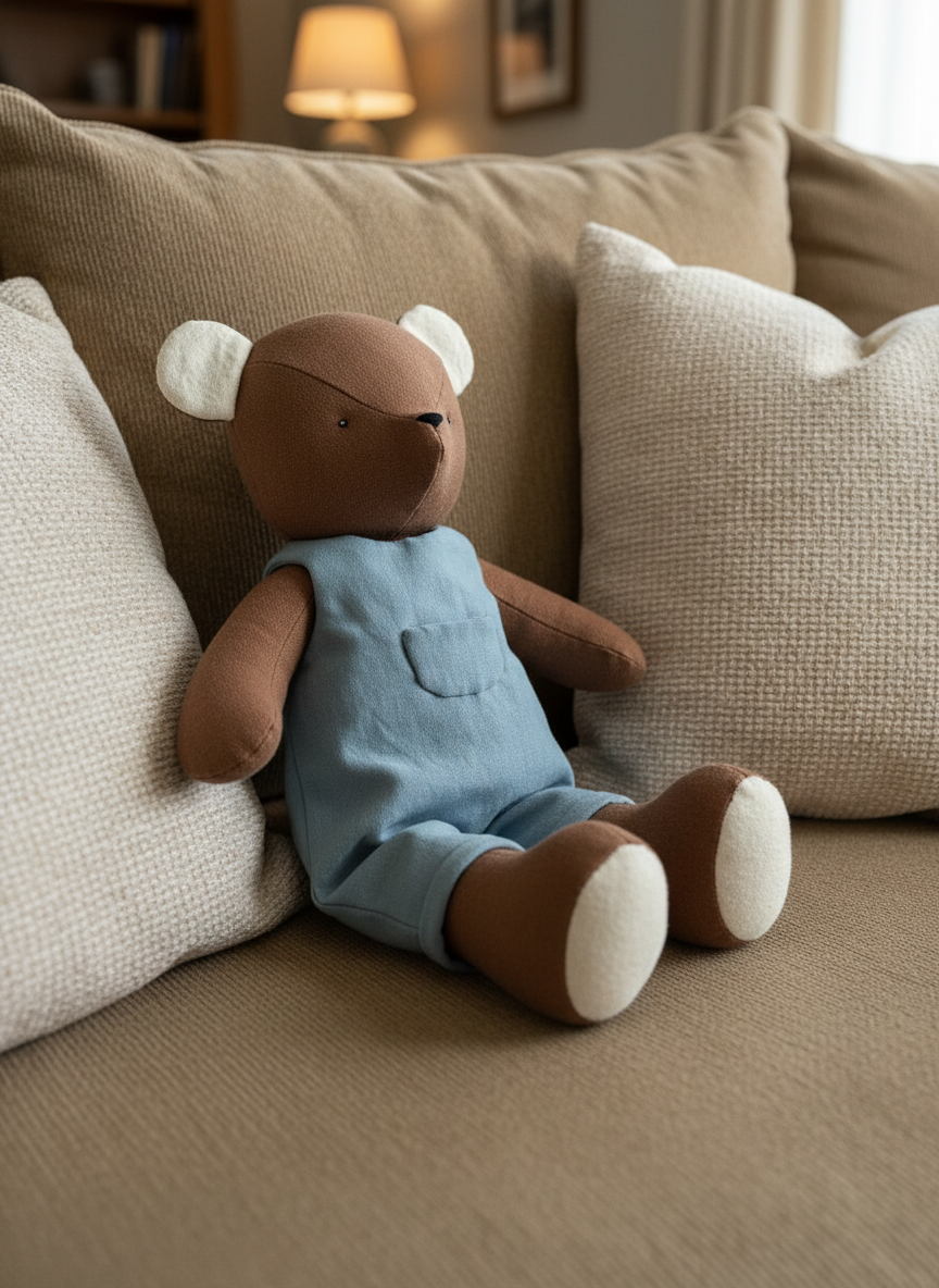 Osito Bruno con jumpsuit